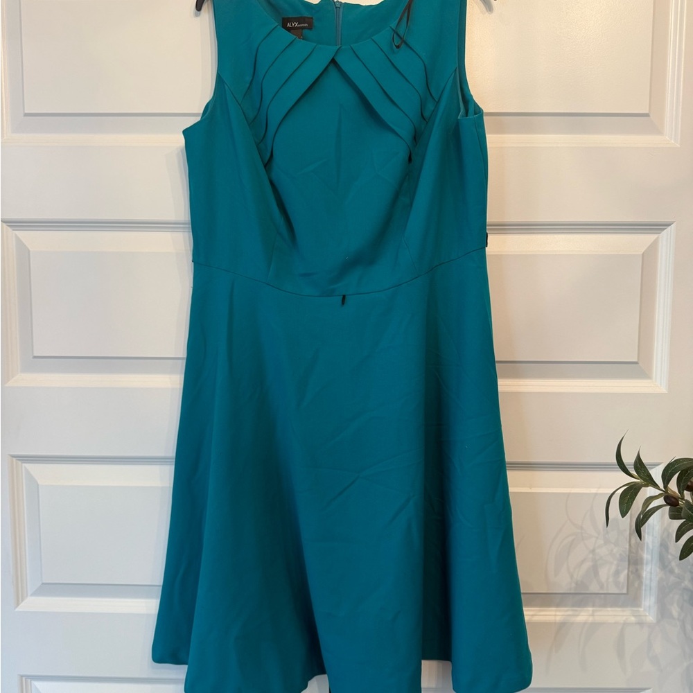 LIKE NEW NEVER WORN ALYX SLEEVELESS ROUND NECK FIT AND FLARE DRESS
